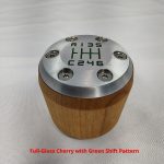 Full-Gloss Cherry with Green Shift Pattern
