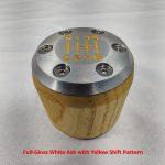 Full-Gloss White Ash with Yellow Shift Pattern